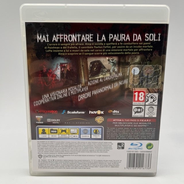 F.3.A.R. Fear 3 Sony Playstation 3 Pal Ita (USATO)