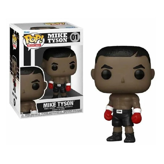 Confezione originale Funko con loghi Boxing Mike Tyson colori nero bianco rosso