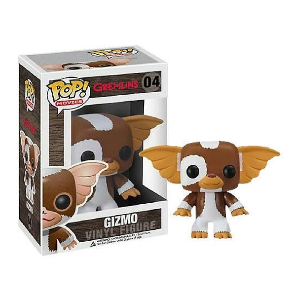 Confezione originale Funko con loghi Grmlins Gizmo colori marrone bianco rosso