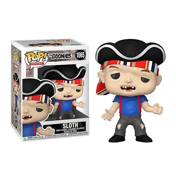 Confezione originale Funko con loghi The Goonies Sloth colori nero rosso blu