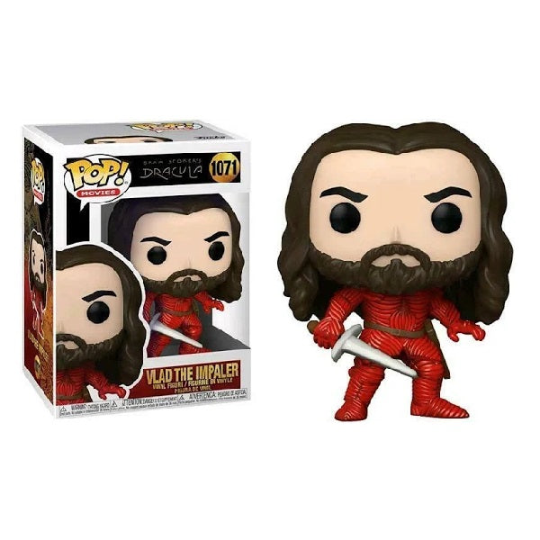 Confezione originale Funko con loghi Bram Stoker's Dracula Vlad The Implaer colori marrone rosso nero