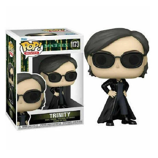 Confezione originale Funko con loghi Matrix Trinity Colori nero grigio verde