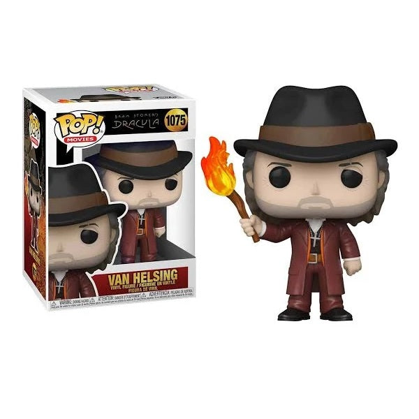 Confezione originale Funko con loghi Bram Stoker's Dracula Van Helsing colori marrone giallo nero