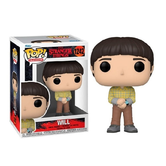 Confezione originale Funko con loghi Stranger Things Will colori marrone nero giallo