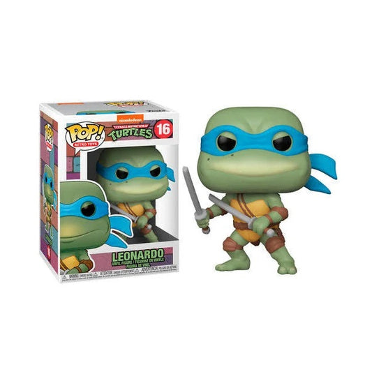 Confezione originale Funko con loghi Teenage Mutant Ninja Turtles Leonardo colori verde azzurro marrone