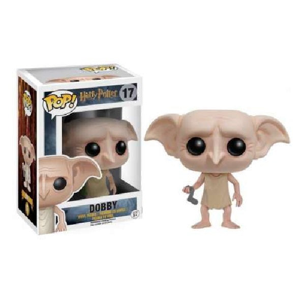 Confezione originale Funko con loghi Harry Potter Dobby colori nero rosa marrone