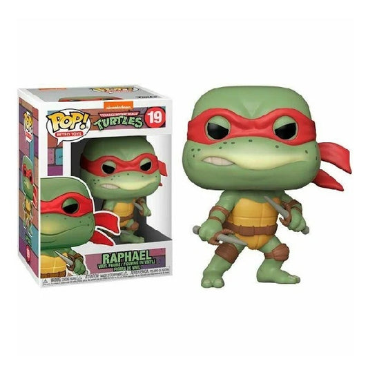 Confezione originale Funko con loghi Teenege Mutant Ninja Turtles Raphael colori rosso verde marrone