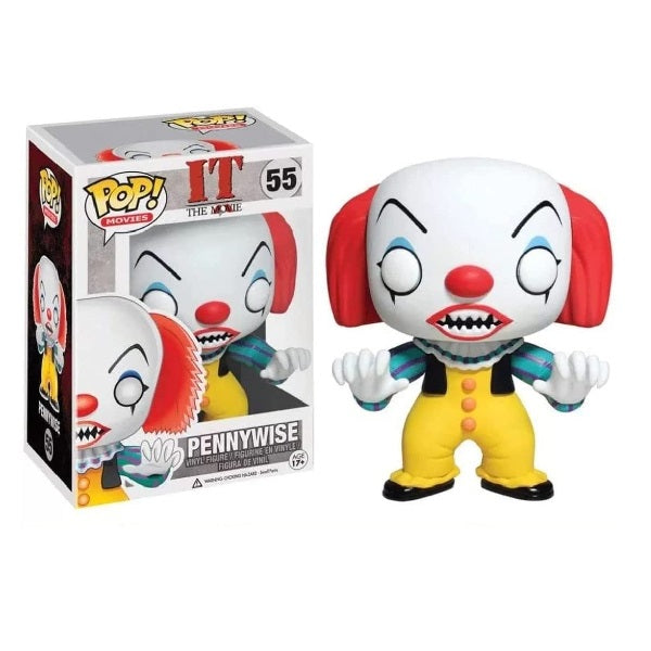 Confezione originale Funko cin loghi It The Movie Pennywise colori rosso bianco giallo azzurro