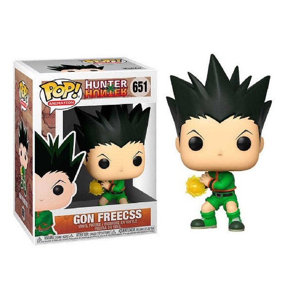 Confezione originale Funko con loghi Hunter X Hunter Gon Freecss Colori nero verde giallo