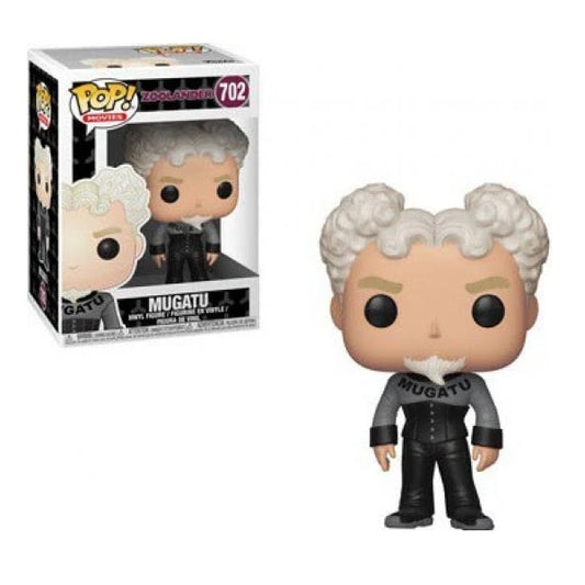 Confezione originale Funko con loghi Zoolander Mugatu colori bianco grigio nero