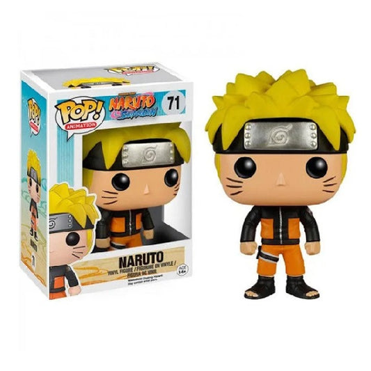Confezione originale Funko con loghi Naruto Shippuden Naruto colori giallo nero arancione
