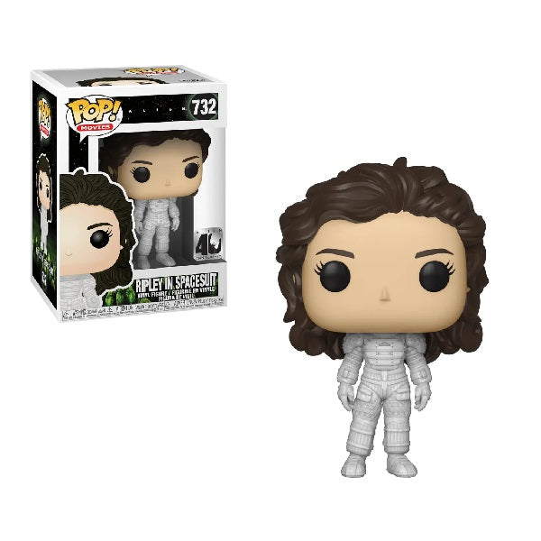 Confezione originale Funko con loghi Alien Riplay In Spacesuit colori bianco nero marrone