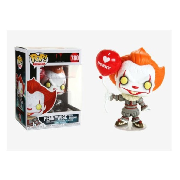 Confezione originale Funko con loghi It Chapter Two Pennywise with Balloon colori arancione grigio rosso