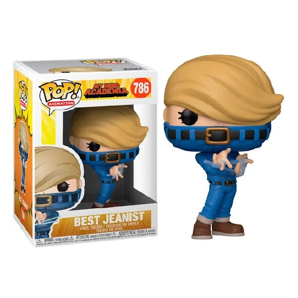 Confezione originale Funko con loghi My Hero Academia Best Jeanist colori giallo blu nero