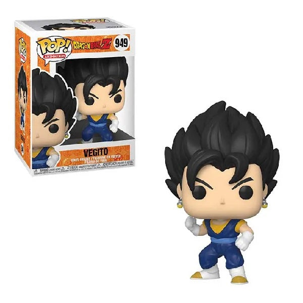 Confezione originale Funko con loghi Dragon Ball Z Vegito colori arancione blu nero