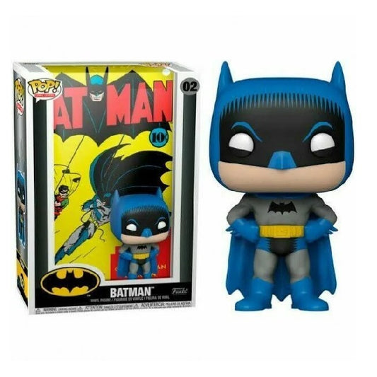 Confezione originale Funko con loghi Comic Covers Batman colori giallo nero blu