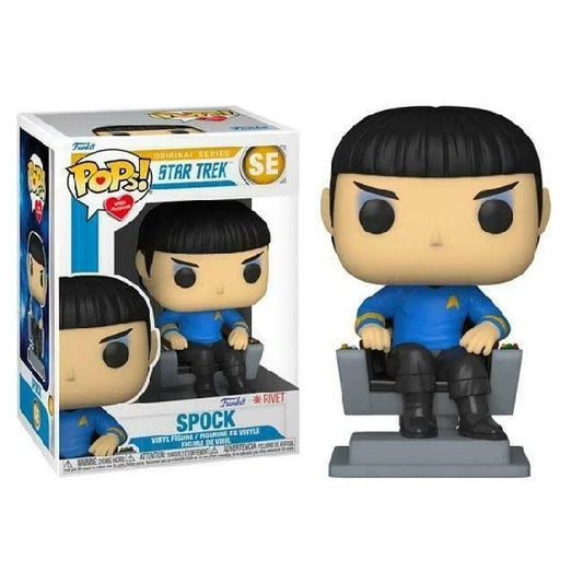 Confezione originale Funko con loghi Star Trek Spock Pops with purpose colori nero azzurro grigio