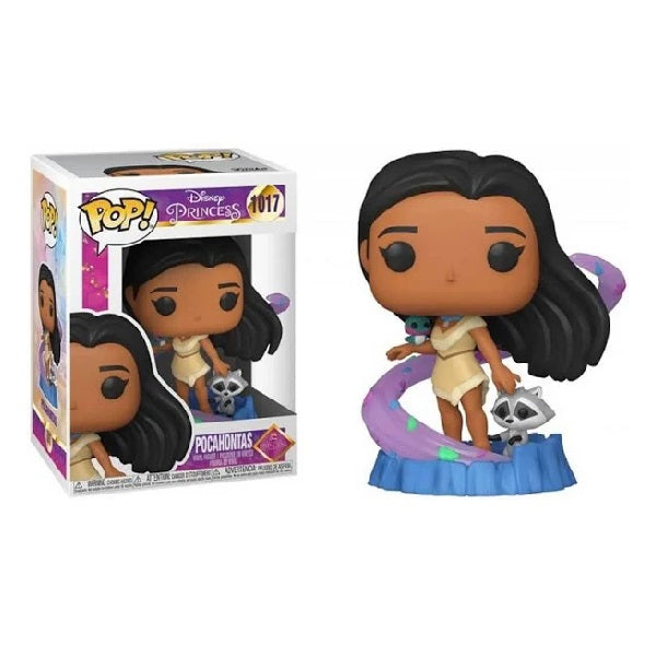 Confezione originale Funko con loghi Disney Princess Pocahontas colori beige nero viola azzurro