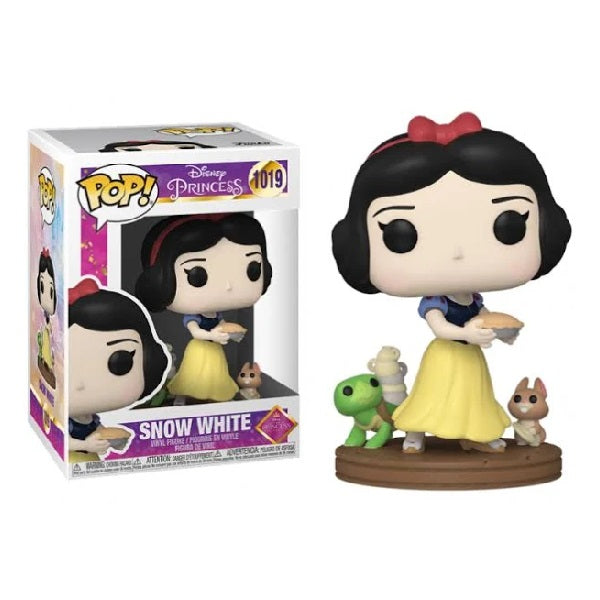 Confezione originale Funko con  loghi Disney Princess Snow White colori nero giallo blu rosso