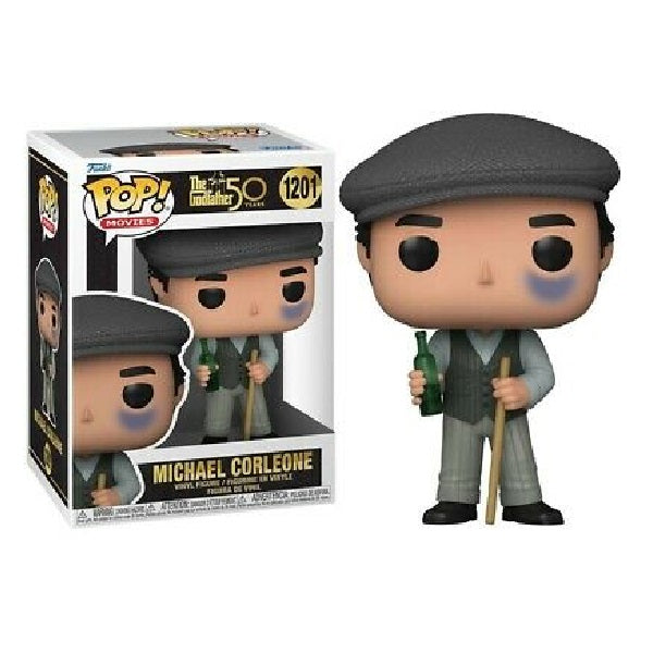 Confezione originale Funko con loghi The Godfather 50 Years Michael Corleone colori grigio nero azzurro