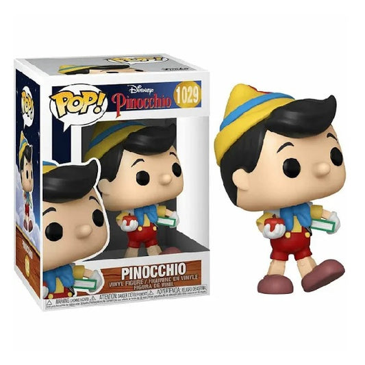 Confezione originale Funko con loghi Disney Pinocchio colori nero giallo azzurro rosso
