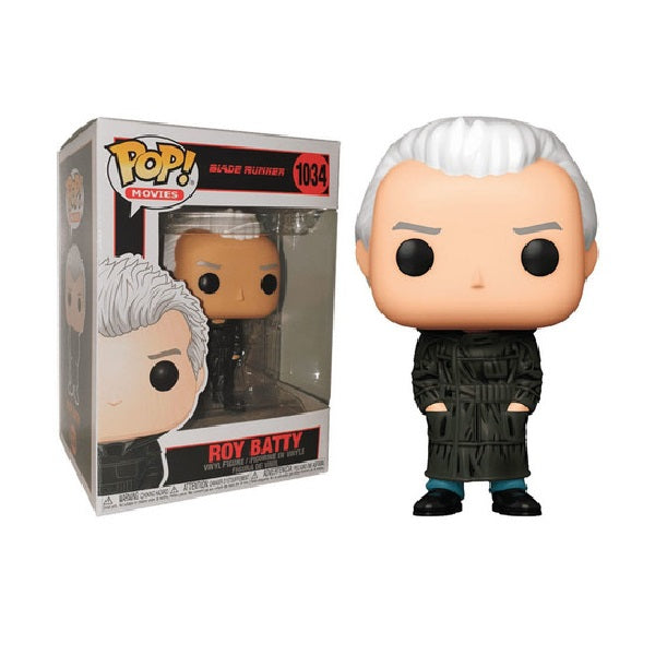 Confezione originale Funko con loghi Blade Runner Roy Batty colori nero bianco rosa