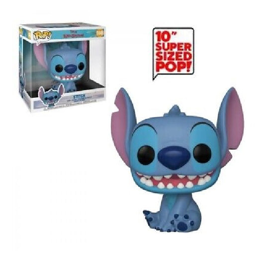 Confezione originale Funko con loghi Disney Lilo & Stitch Junbo Size Stitch colori blu bianco nero