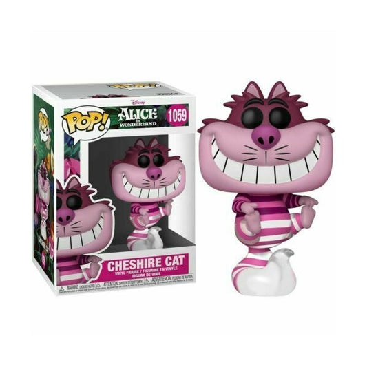 Confezione originale Funko con loghi Disney Alice In Wonderland Chashire Cat colori bianco nero viola