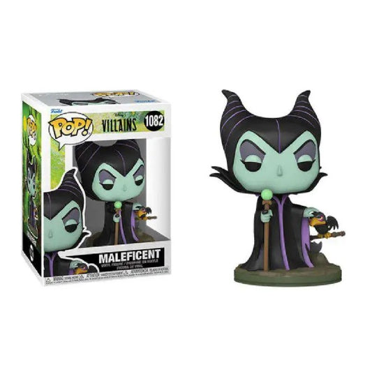 Confezione originale Funko con loghi Disney Villains Maleficent colori nero viola azzurro