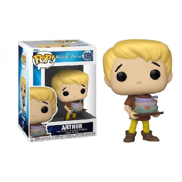 Confezione originale Funko con loghi Disney The Sword in the Stone Arthur colori giallo marrone nero