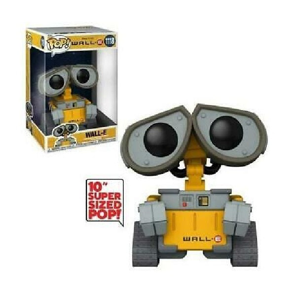 Confezione originale Funko con loghi Disney Pixar Jumbo Size Wall-e colori grigio nero giallo