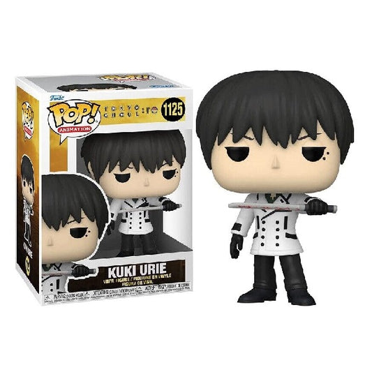 Confezione originale Funko con loghi Tokyo Ghoul Re Kuki Urie colori nero bianco rosa