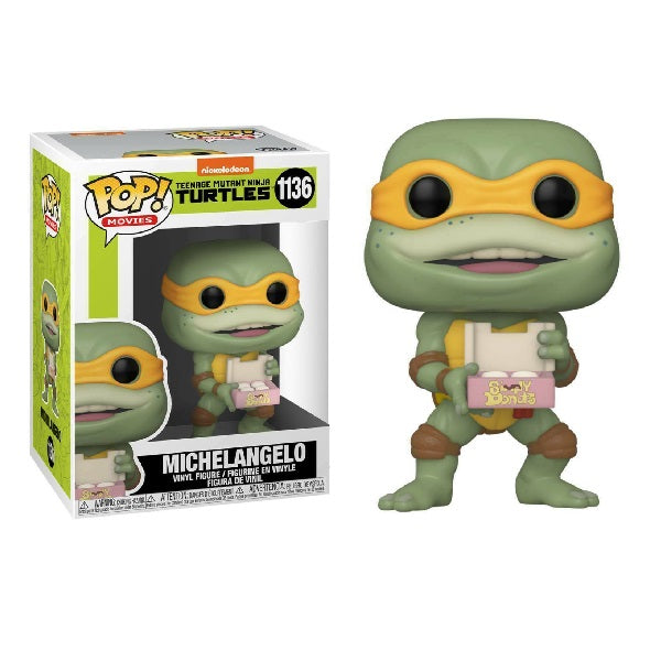 Confezione originale Funko con loghi Teenage Mutant Ninja Turtles Michelangelo colori verde marrone giallo