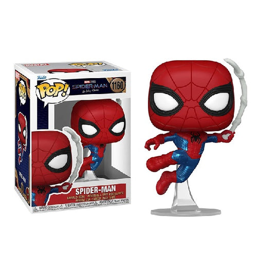 Confezione originale Funko con loghi Marvel Spider-Man No Way Home Spider-Man colori nero rosso blu