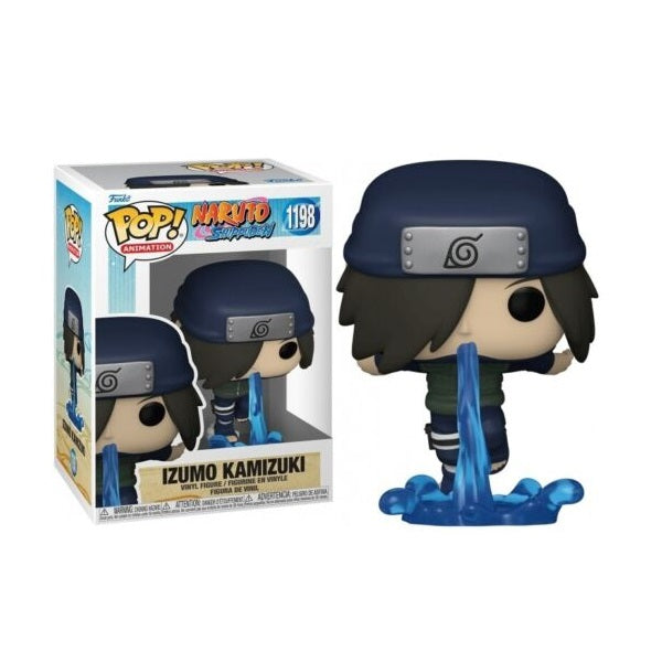 Confezione originale Funko con loghi Naruto Shippuden Izumo Kamizuki colori nero grigio blu