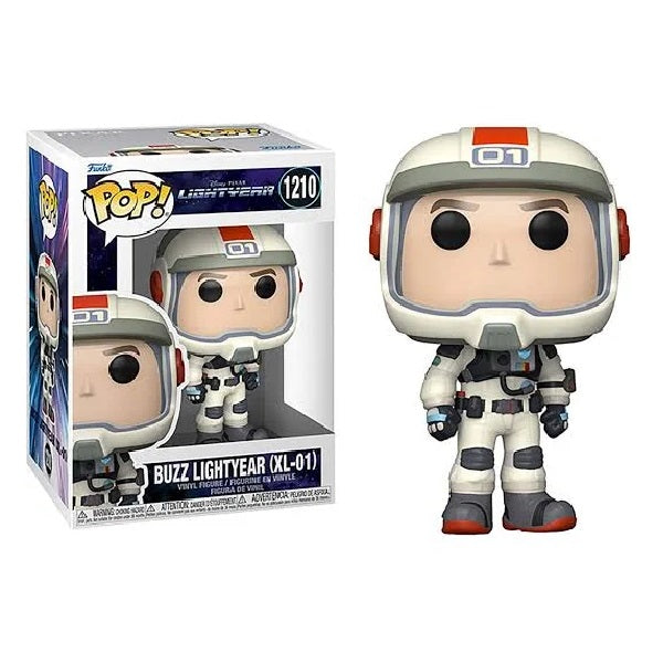 Confezione originale Funko con loghi Lightyear Buzz Lightyear (XL-01) colori bianco rosso grigio