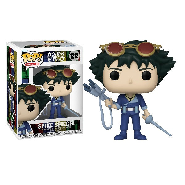 Confezione originale Funko con loghi Cowboy Bebop Spike Spiegel colori blu nero grigio