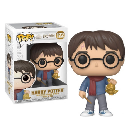 Confezione originale Funko con loghi Harry Potter colori marrone rosso blu