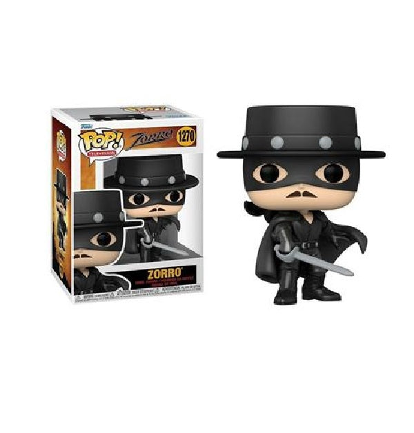 Confezione originale Funko con loghi Zorro colori nero grigio rosa