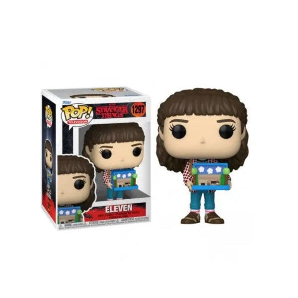 Confezione originale Funko con loghi Stranger Things Eleven colori azzurro marrone nero