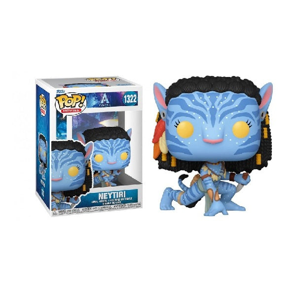 Confezione originale Funko con loghi Avatar Neytiri colori azzurro giallo nero