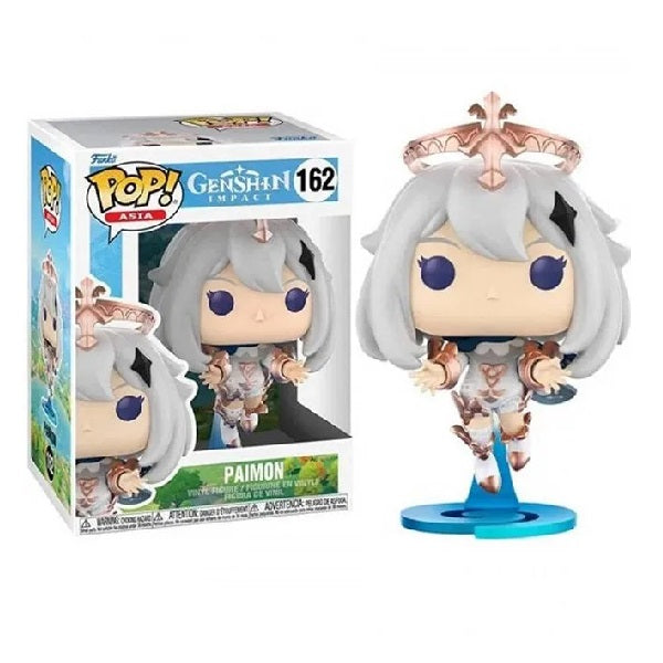 Confezione originale Funko con loghi Genshin Impact Paimon colori bianco rosso grigio