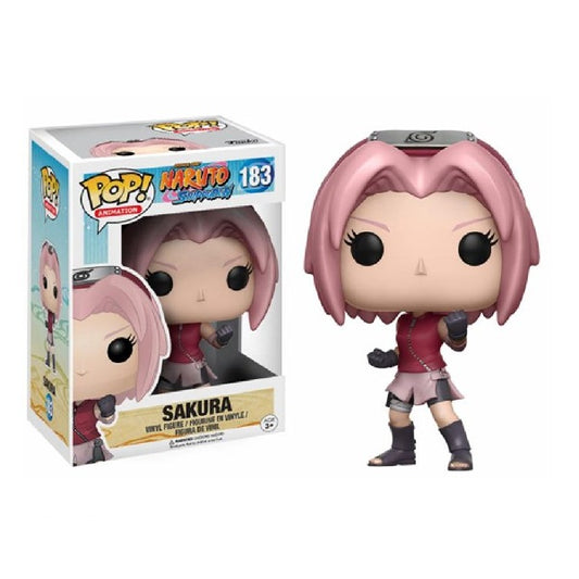 Confezione originale Funko con loghi Naruto Shippuden Sakura colori rosa nero grigio