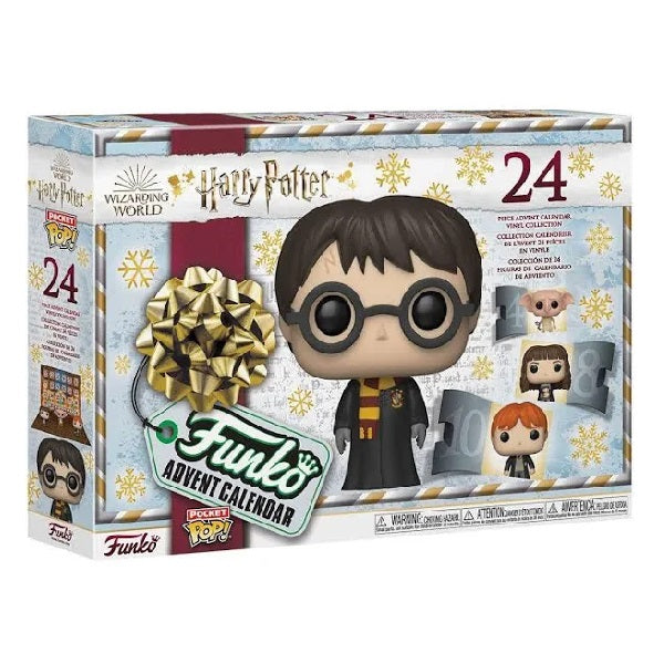 Confezione originale Funko con loghi 24 Piece Advent Calendar Harry Potter colori bianco rosso nero