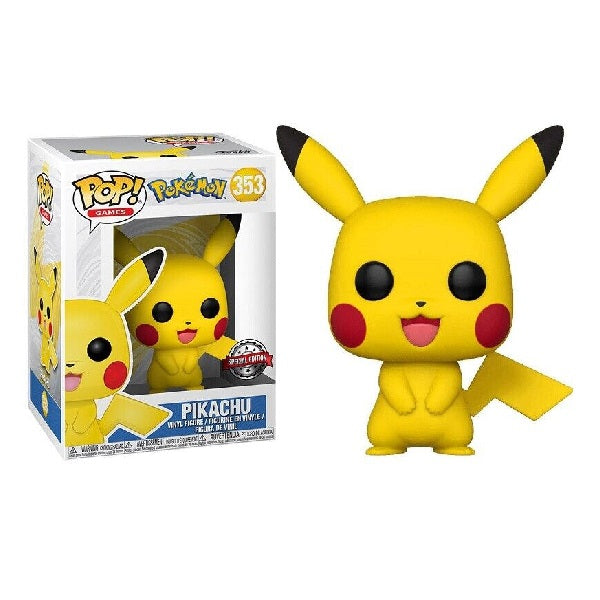 Confezione originale Funko con loghi Pokemon Pikachu colori giallo rosso nero