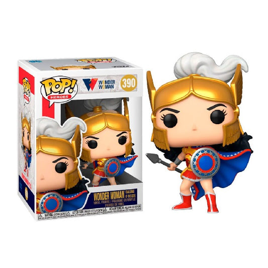 Confezione originale Funko con loghi Wonder Woman Challenge Of The Gods colori oro rosso blu