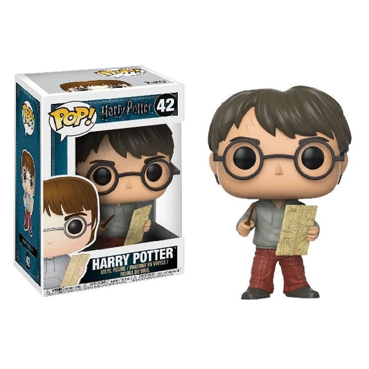 Confezione originale Funko con loghi Harry Potter colori marrone rosso grigio