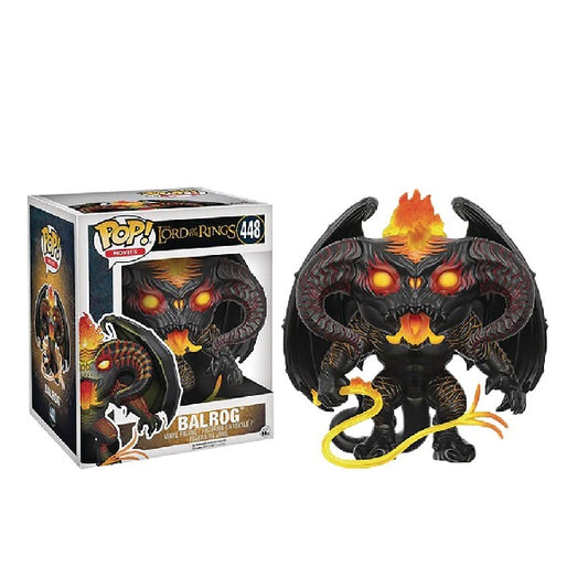 Confezione originale Funko con loghi The Lord OF The Rings Balrog colori nero giallo arancione