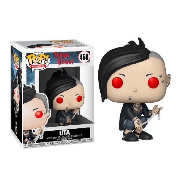 Confezione originale Funko con loghi Tokyo Ghoul Uta colori nero rosso grigio