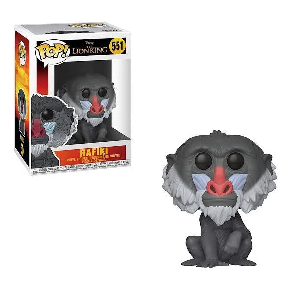 Confezione originale Funko con loghi Disney The Lion King Rafiki colori grigio nero azzurro